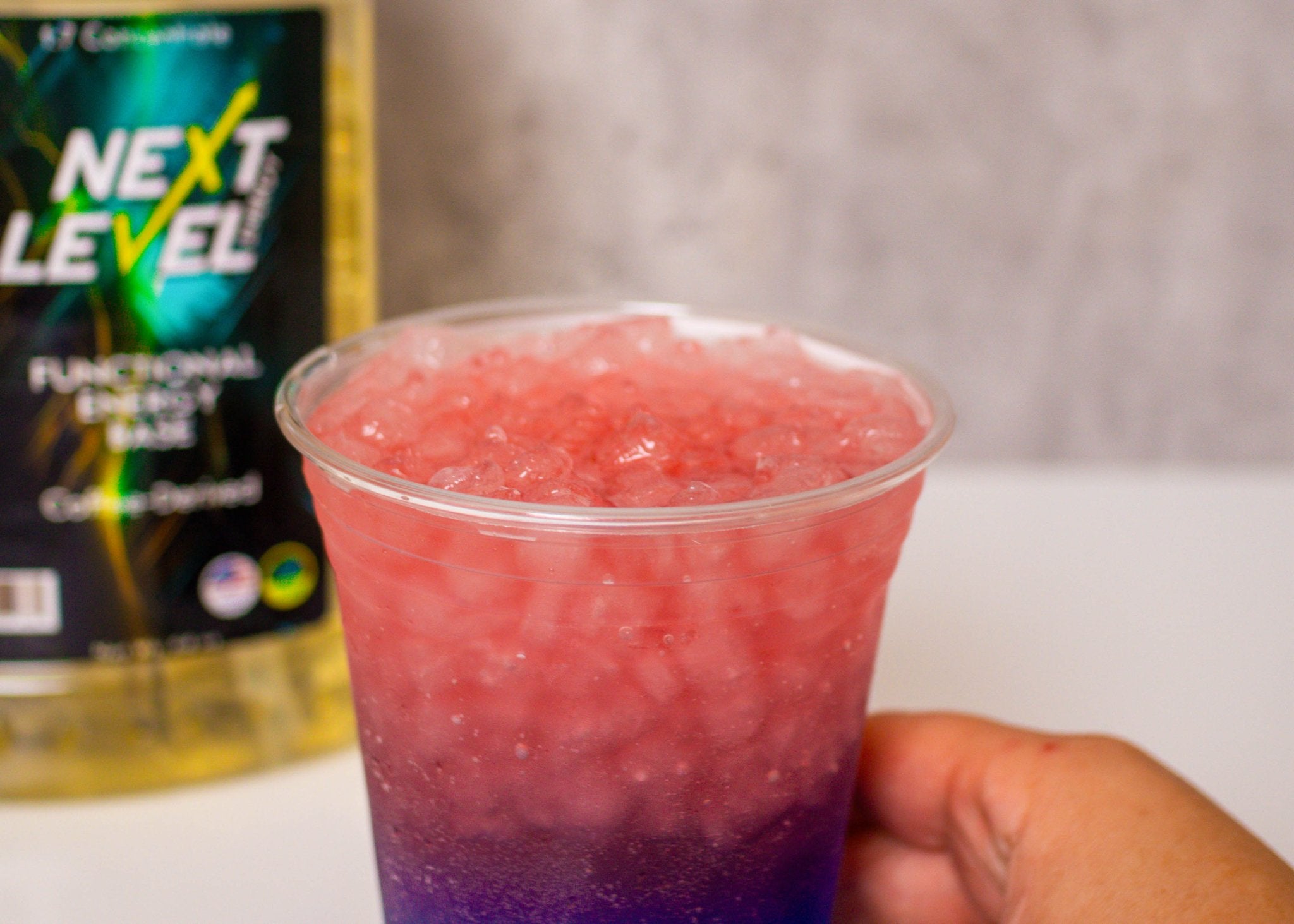 Strawberry & Blue Raspberry Layered Energy Refresher Recipe – Next ...